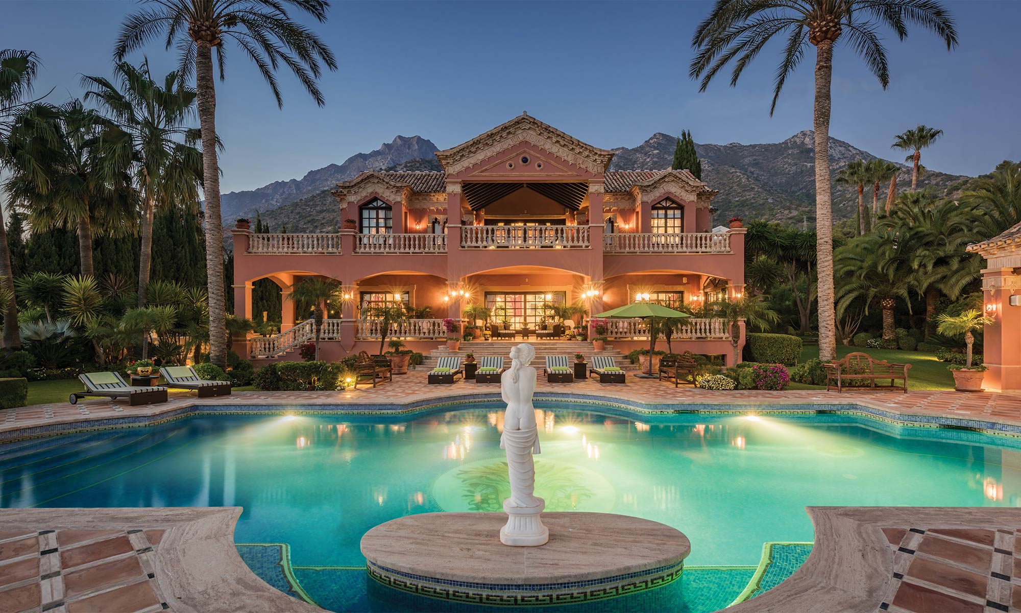 A Spanish mansion in Sierra Blanca